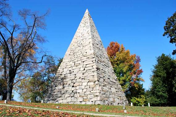 Pyramid monument to Confederate War Dead at Hollywood Cemetery